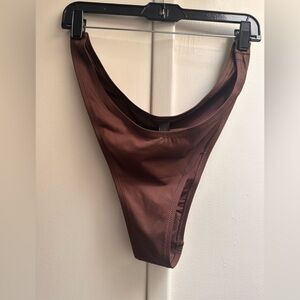 SKIMS High Cut Bikini Bottoms 2X Cocoa Cheeky Swim NWT